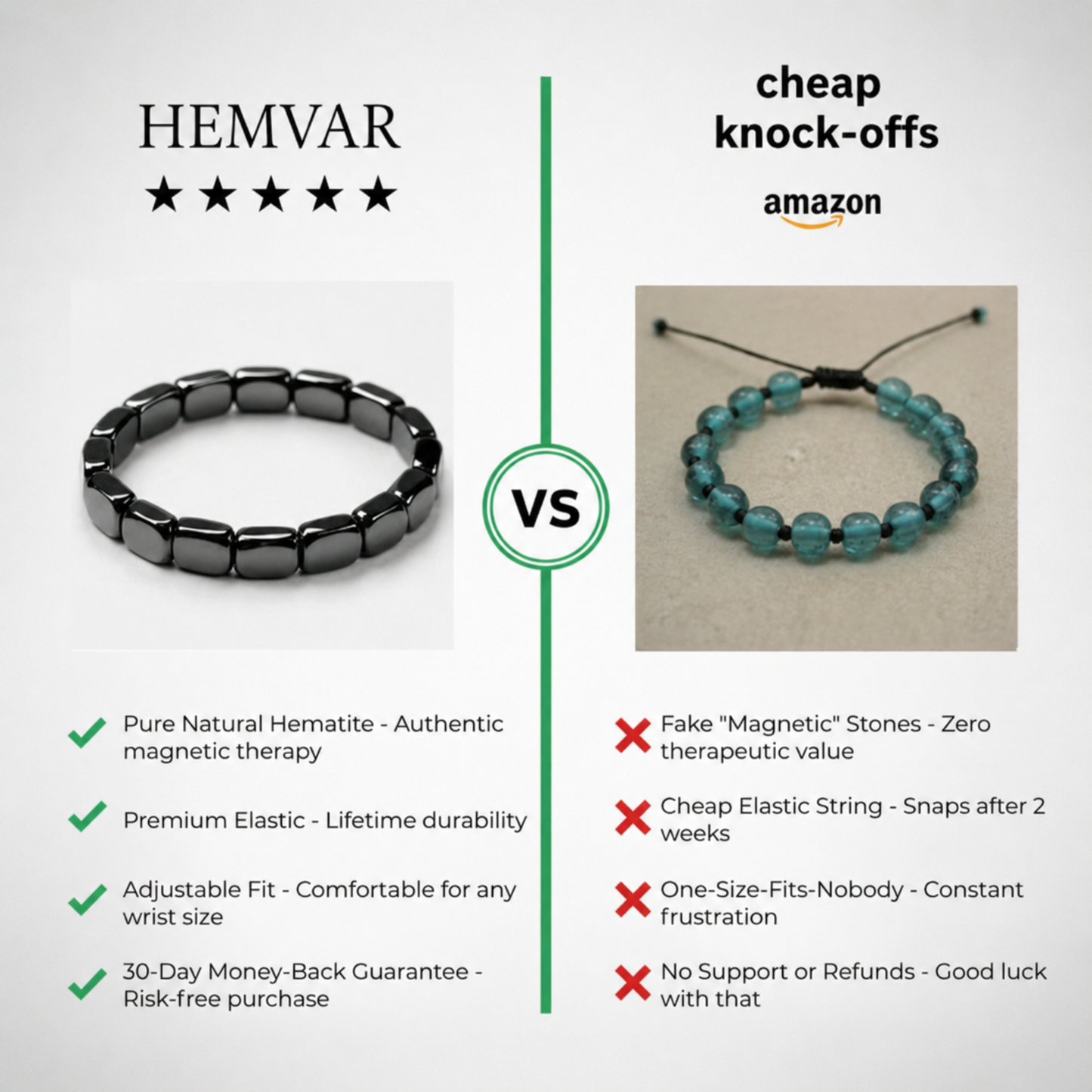 HEMVAR HEMATITE BRACELET