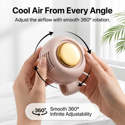 Avelio AirClip™ — Wearable Hands-Free Clip Fan